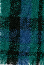 Load image into Gallery viewer, 1980s Scarf Mohair Wool Plaid Knit Wrap Ireland