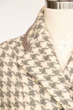 Load image into Gallery viewer, 1960s Wool Jacket Houndstooth Mod Coat S
