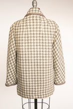 Load image into Gallery viewer, 1960s Wool Jacket Houndstooth Mod Coat S