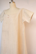 Load image into Gallery viewer, Antique Edwardian Nightgown Cotton 1910s Dress L