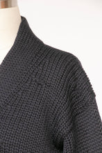 Load image into Gallery viewer, 1940s Sweater Navy Wool Knit Men's Varsity S/M