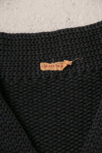 Load image into Gallery viewer, 1940s Sweater Navy Wool Knit Men's Varsity S/M