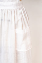 Load image into Gallery viewer, 1970s Apron Maxi Duster Dress Swiss Dot M