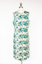 Load image into Gallery viewer, 1960s Column Dress Floral Brocade Shift  Fred A. Block S