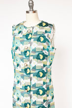 Load image into Gallery viewer, 1960s Column Dress Floral Brocade Shift  Fred A. Block S