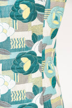 Load image into Gallery viewer, 1960s Column Dress Floral Brocade Shift  Fred A. Block S