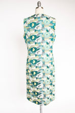 Load image into Gallery viewer, 1960s Column Dress Floral Brocade Shift  Fred A. Block S
