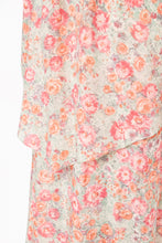 Load image into Gallery viewer, 1970s Dress Floral Nylon Chiffon Bishop Sleeve M