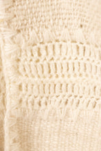 Load image into Gallery viewer, 1970s Poncho Crochet Woven Wool Boho Hippie Cape