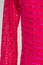 Load image into Gallery viewer, 1970s Dress Mexican Cotton Lace Shift 60s S