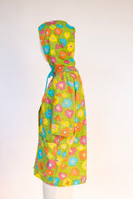 Load image into Gallery viewer, 1960s Catalina Cotton Beach Jacket Hooded Floral Cotton Cover Up