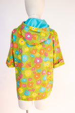 Load image into Gallery viewer, 1960s Catalina Cotton Beach Jacket Hooded Floral Cotton Cover Up