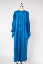 Load image into Gallery viewer, 1970s Maxi Dress Knit Jersey Angel Sleeve Gown M