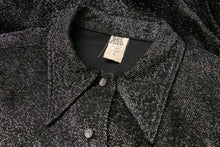 Load image into Gallery viewer, 1970s Dress Metallic Silver Lamé Shirtfront Dagger Collar M