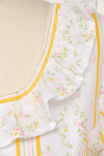 Load image into Gallery viewer, 1970s Maxi Dress Rose Cotton Prairie Peasant S
