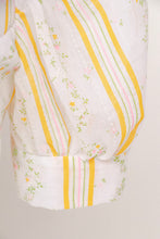 Load image into Gallery viewer, 1970s Maxi Dress Rose Cotton Prairie Peasant S