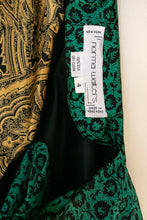 Load image into Gallery viewer, 1980s Silk Dress Blousy Boho Peasant M