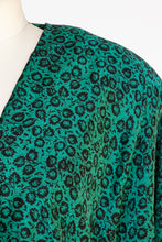 Load image into Gallery viewer, 1980s Silk Dress Blousy Boho Peasant M