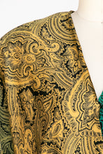 Load image into Gallery viewer, 1980s Silk Dress Blousy Boho Peasant M