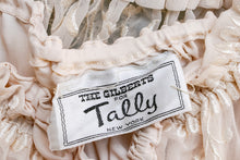 Load image into Gallery viewer, 1970s Dress Chiffon Embroidered Off Shoulder Gilberts for Tally S