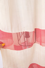Load image into Gallery viewer, 1920s Dress Silk Sheer Chiffon Deco XS P XXS