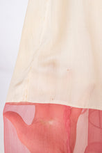 Load image into Gallery viewer, 1920s Dress Silk Sheer Chiffon Deco XS P XXS