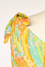 Load image into Gallery viewer, 1960s Dress Printed Cotton Mod Shift Sheath S