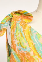 Load image into Gallery viewer, 1960s Dress Printed Cotton Mod Shift Sheath S