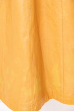 Load image into Gallery viewer, 1970s Coat Leather Mongolian Lamb Reversible Hooded M