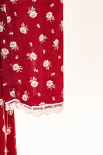 Load image into Gallery viewer, 1970s Peasant Prairie Dress Floral Calico Cotton Boho S