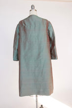 Load image into Gallery viewer, 1950s Swing Coat Silk Sharkskin Cocktail S/M