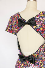 Load image into Gallery viewer, 1980s Dress Sequin Backless Cotton Cocktail M