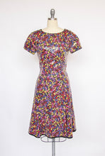 Load image into Gallery viewer, 1980s Dress Sequin Backless Cotton Cocktail M