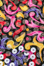 Load image into Gallery viewer, 1980s Dress Sequin Backless Cotton Cocktail M