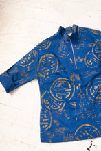 Load image into Gallery viewer, 1950s Hawaiian Cotton Printed Tunic Top Cover Up M
