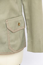 Load image into Gallery viewer, 1970s Blazer Green Equestrian Jacket M