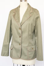 Load image into Gallery viewer, 1970s Blazer Green Equestrian Jacket M