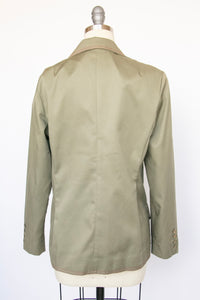 1970s Blazer Green Equestrian Jacket M