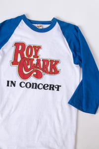 1980s T-Shirt Roy Clark In Concert Tour Reglan Baseball Tee S