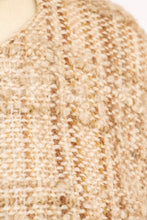 Load image into Gallery viewer, 1970s Wool Jacket Hand Woven Cardigan S
