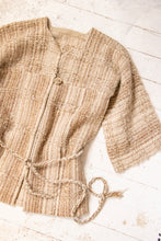 Load image into Gallery viewer, 1970s Wool Jacket Hand Woven Cardigan S