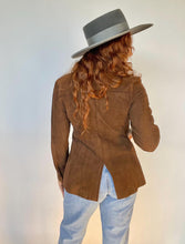 Load image into Gallery viewer, 1970s Suede Leather Jacket Boho Hippie S