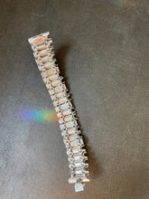 Load image into Gallery viewer, Vintage Taxco Bracelet Modernist Sterling Silver Onyx