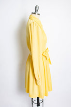 Load image into Gallery viewer, 1970s Dress Young Innocent Yellow Smocked XS