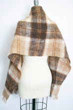 Load image into Gallery viewer, 1970s Mohair Oversized Knit Shawl Cream Wrap Scarf
