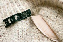 Load image into Gallery viewer, 1980s Sweater Wool Mohair Knit Striped Chunky Cardigan S