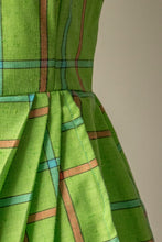 Load image into Gallery viewer, 1960s Mini Dress Cotton Plaid S