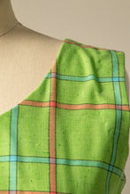 Load image into Gallery viewer, 1960s Mini Dress Cotton Plaid S