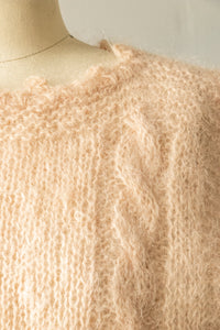 1980s Sweater Vest Wool Knit Top S