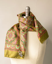 Load image into Gallery viewer, Silk Scarf Burmel Deadstock Long Paisley